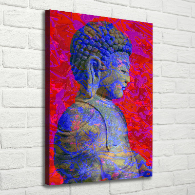 Vertikálny foto obraz na plátne Abstrakcie buddha