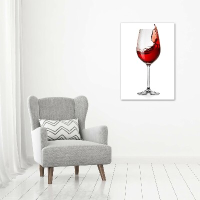 Vertikálny foto obraz na plátne Červené víno