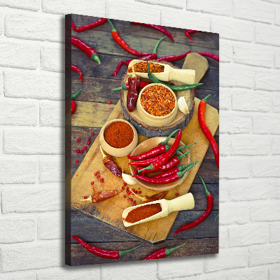 Vertikálny foto obraz na plátne Chilli papričky