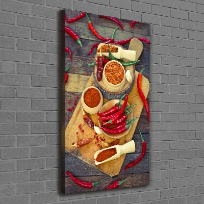 Vertikálny foto obraz na plátne Chilli papričky