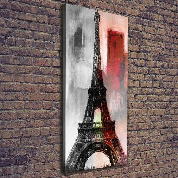 Vertikálny foto obraz na plátne Eiffelová veža Paríž