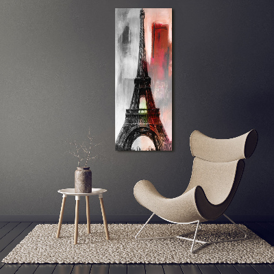 Vertikálny foto obraz na plátne Eiffelová veža Paríž