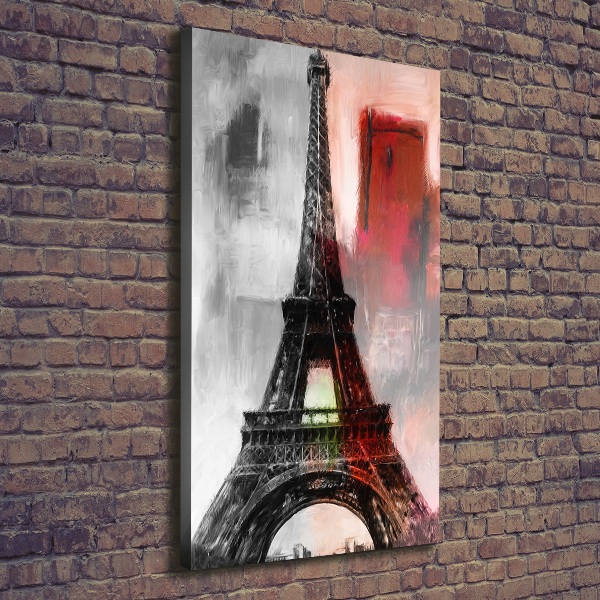 Vertikálny foto obraz na plátne Eiffelová veža Paríž