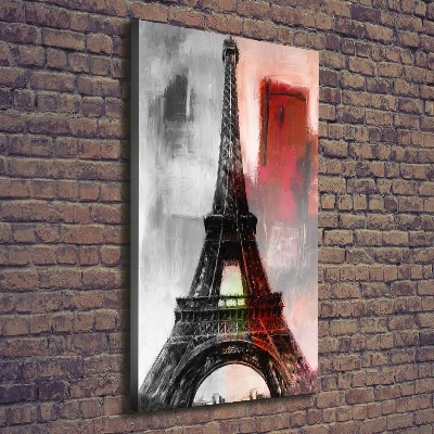 Vertikálny foto obraz na plátne Eiffelová veža Paríž