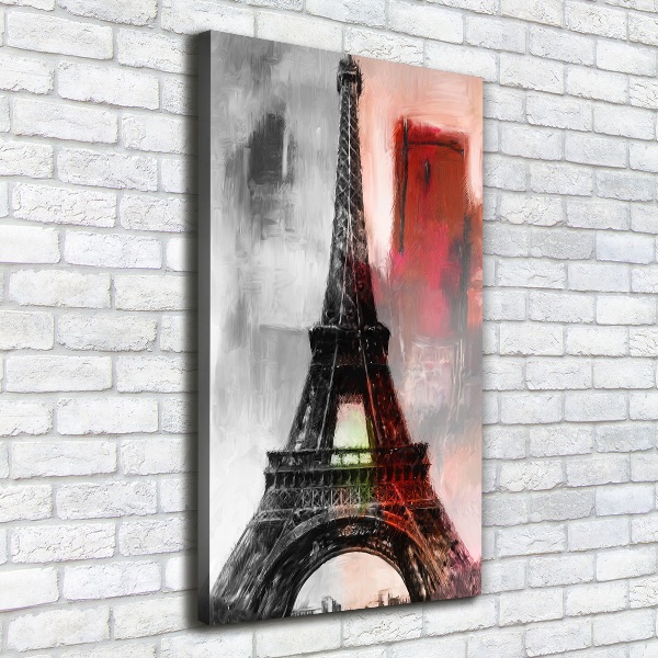 Vertikálny foto obraz na plátne Eiffelová veža Paríž
