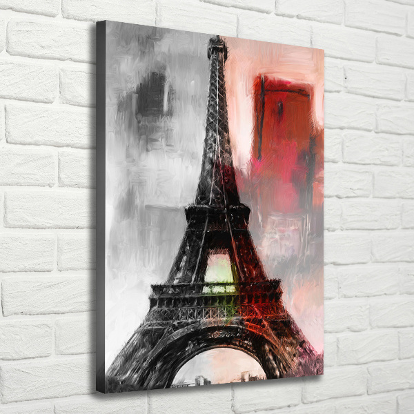Vertikálny foto obraz na plátne Eiffelová veža Paríž