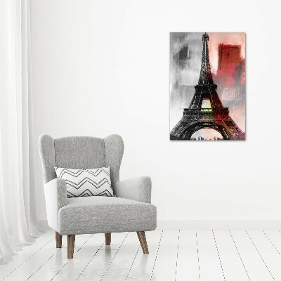 Vertikálny foto obraz na plátne Eiffelová veža Paríž