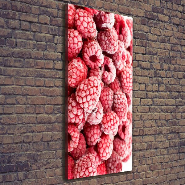 Vertikálny moderný fotoobraz canvas na ráme Maliny