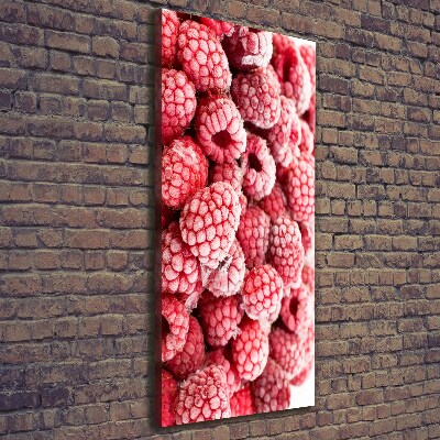 Vertikálny moderný fotoobraz canvas na ráme Maliny