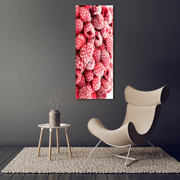 Vertikálny moderný fotoobraz canvas na ráme Maliny
