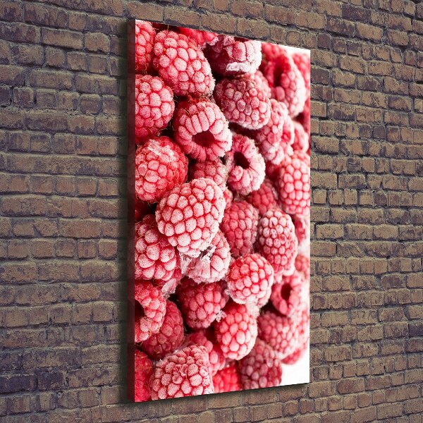 Vertikálny moderný fotoobraz canvas na ráme Maliny