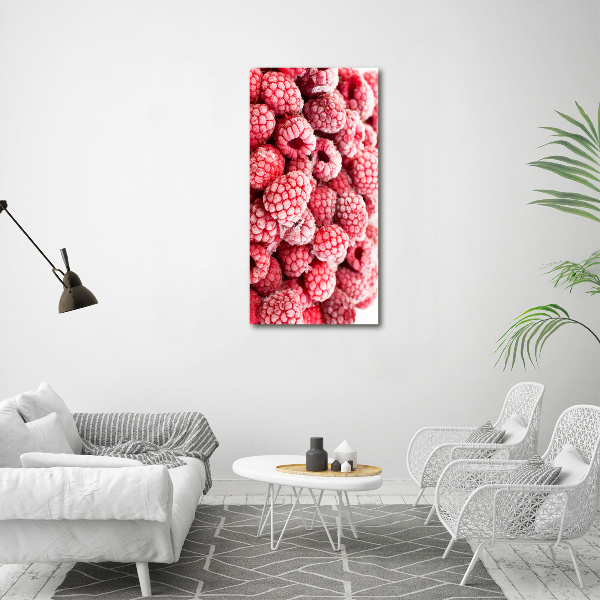 Vertikálny moderný fotoobraz canvas na ráme Maliny
