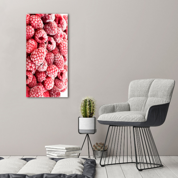 Vertikálny moderný fotoobraz canvas na ráme Maliny