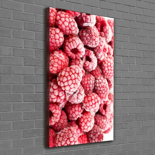 Vertikálny moderný fotoobraz canvas na ráme Maliny