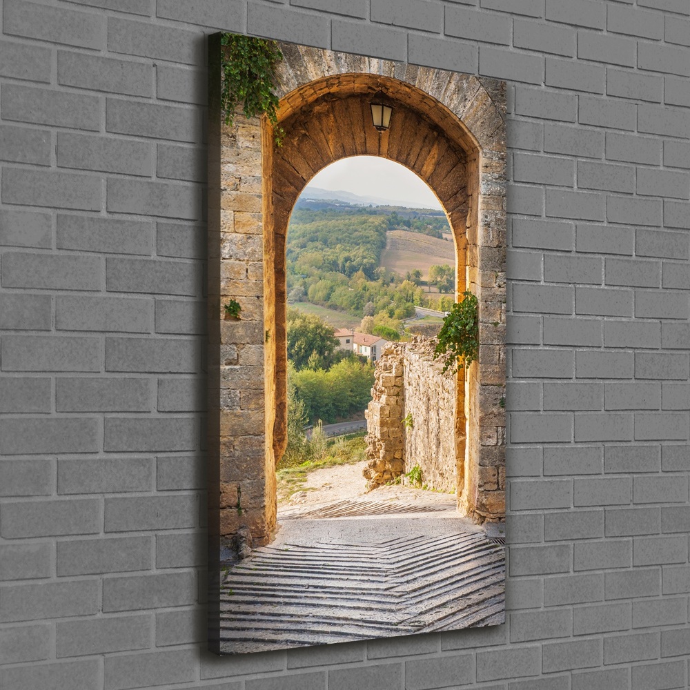 Vertikálny foto obraz na plátne Toskánsko Taliansko