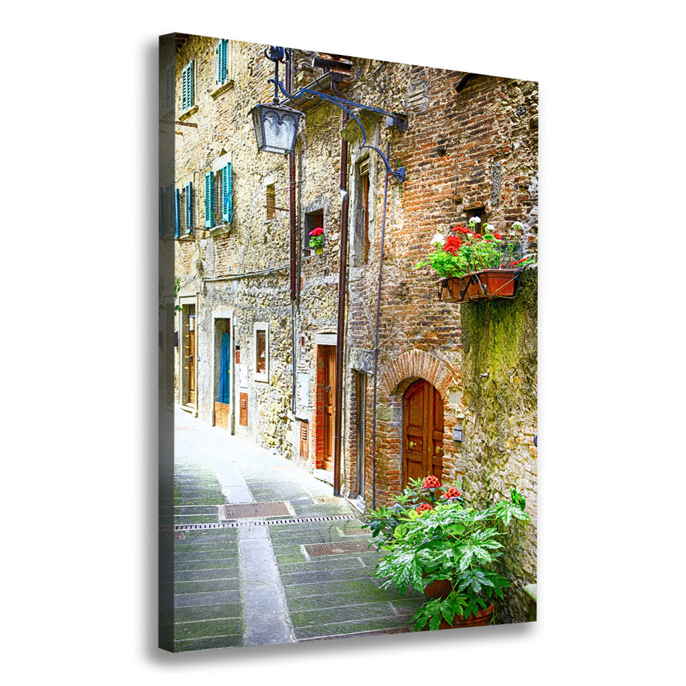 Vertikálny foto obraz na plátne Talianske uličky