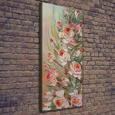 Vertikálny foto obraz tlačený na plátne Ruže