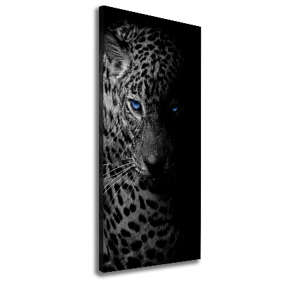 Vertikálny moderný obraz canvas na ráme Leopard