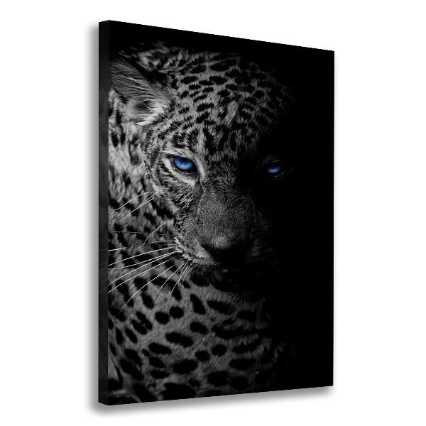 Vertikálny moderný obraz canvas na ráme Leopard