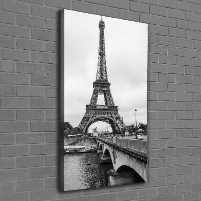 Vertikálny foto obraz na plátne Eiffelová veža Paríž