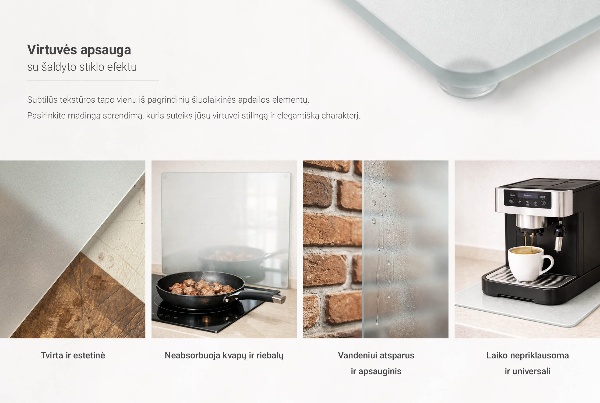 Kryt na indukčnú dosku z dvoch častí s polopriehľadným prevedením