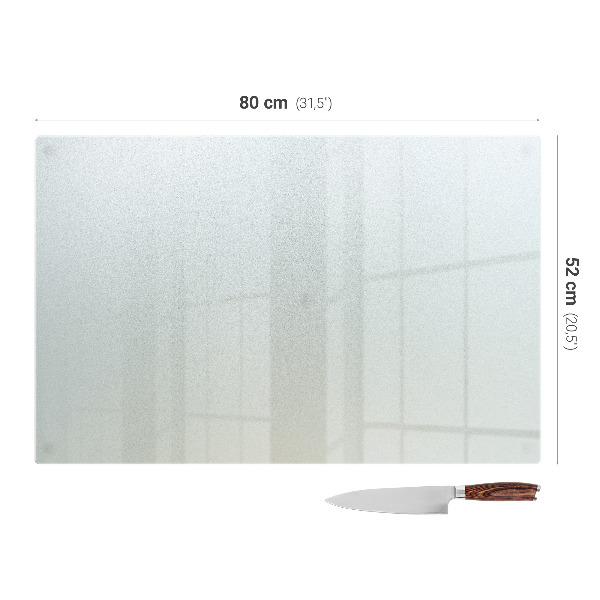 Kalené sklo za sporák s obdĺžnikovým tvarom v polopriehľadnom prevedení