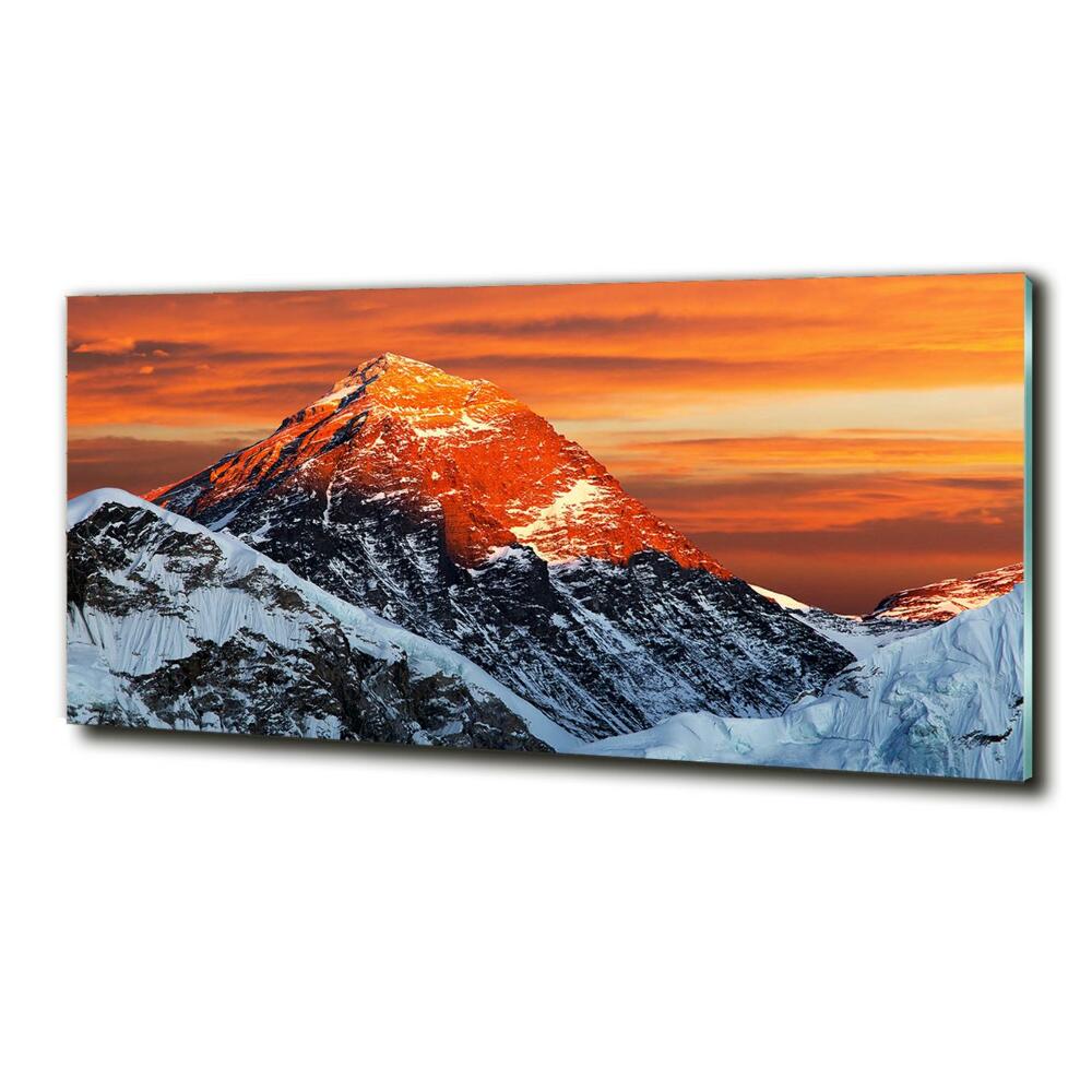 Foto obraz sklo tvrzené vrchol Everest