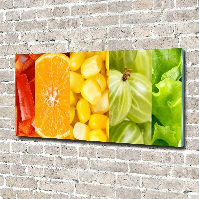 Foto-obraz fotografie na skle Ovocie a zelenina