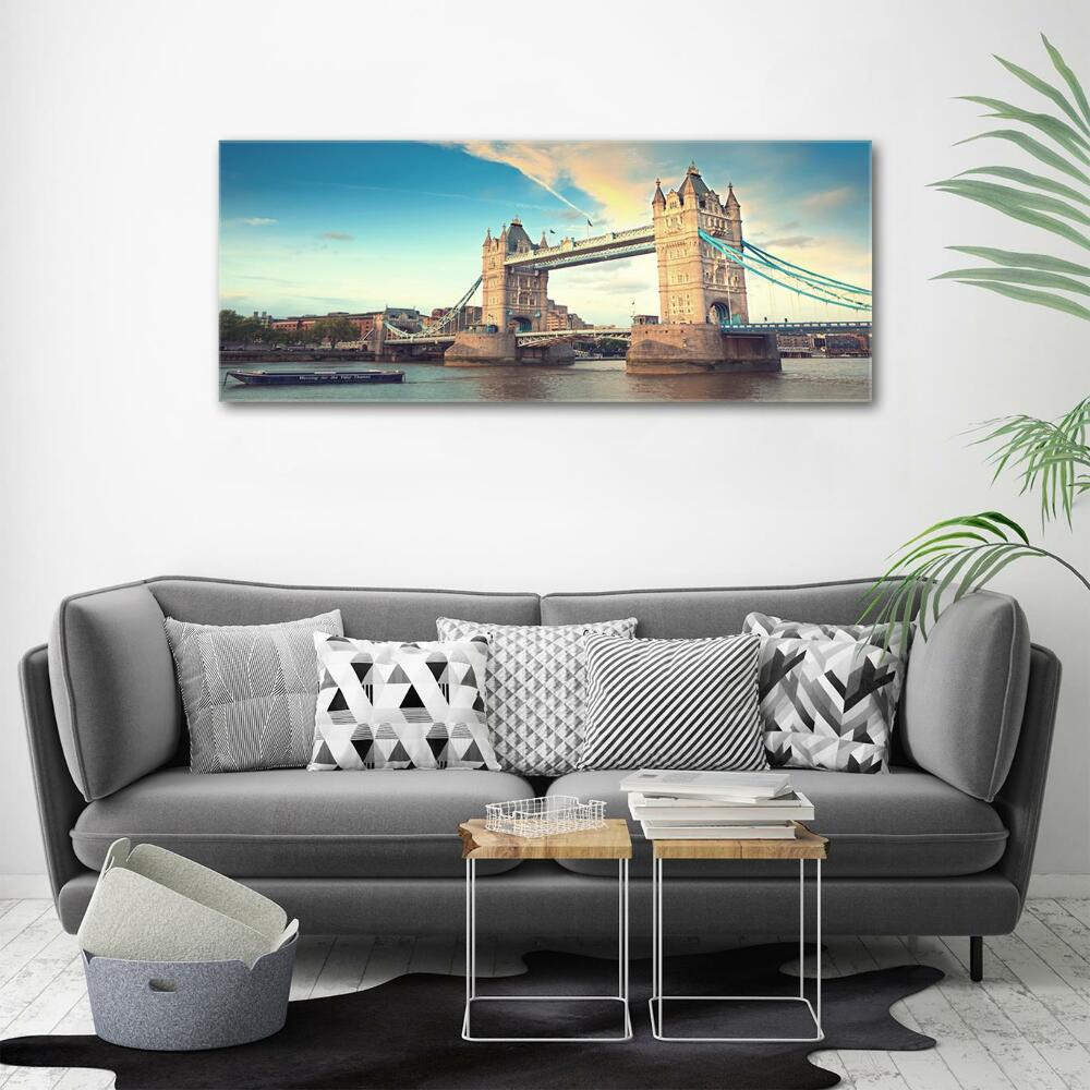 Foto obraz sklo tvrzené Tower bridge Londýn