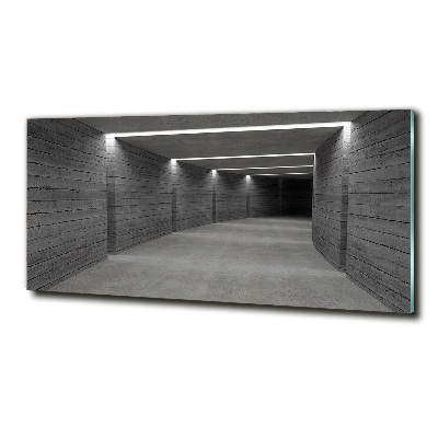 Fotoobraz na skle betónový tunel