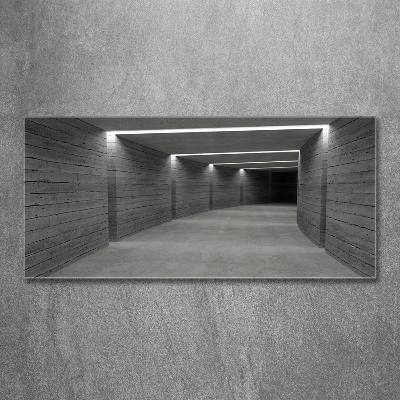 Fotoobraz na skle betónový tunel