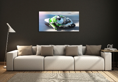 Foto obraz sklo tvrzené motorkársky závod