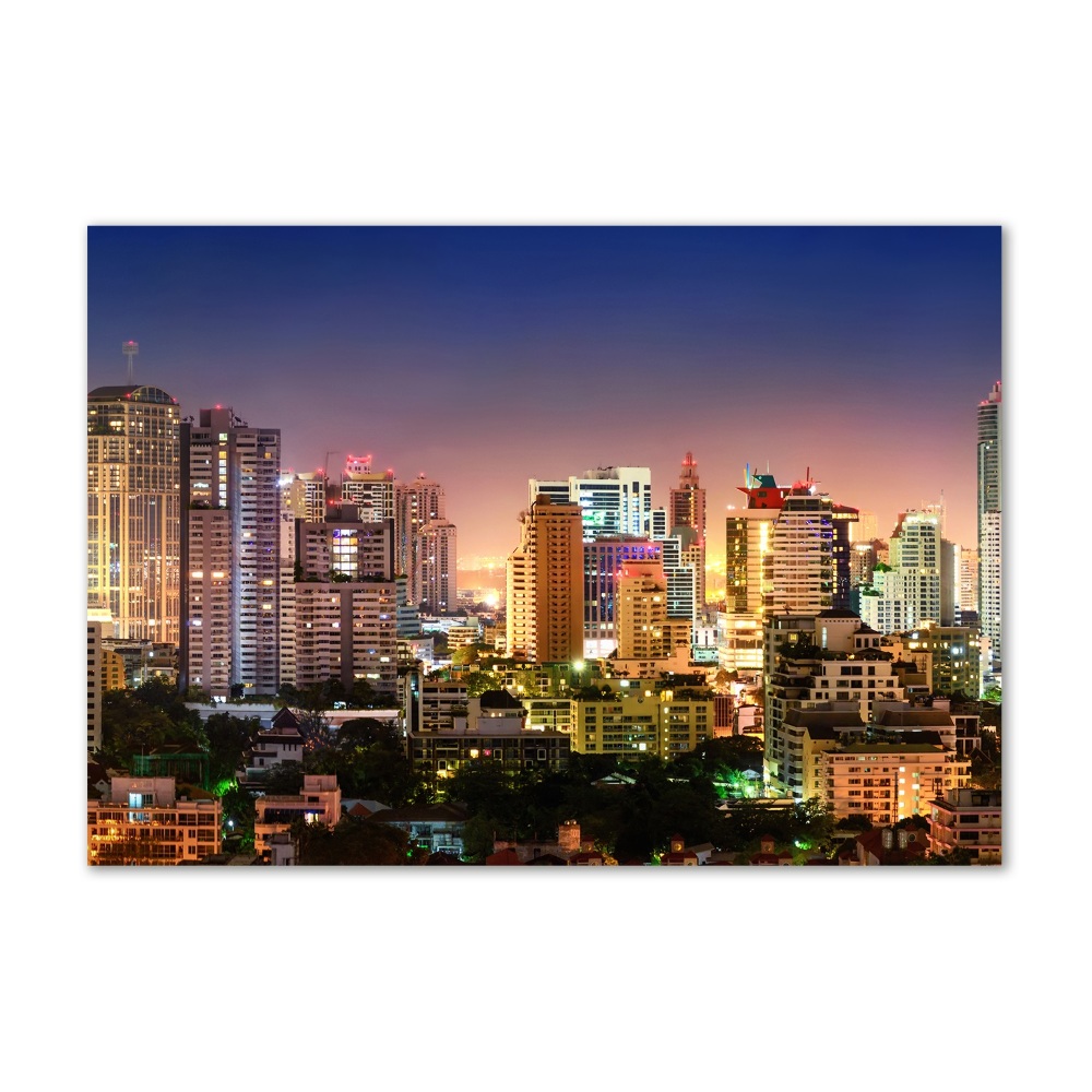 Fotoobraz na skle nočné Bangkok