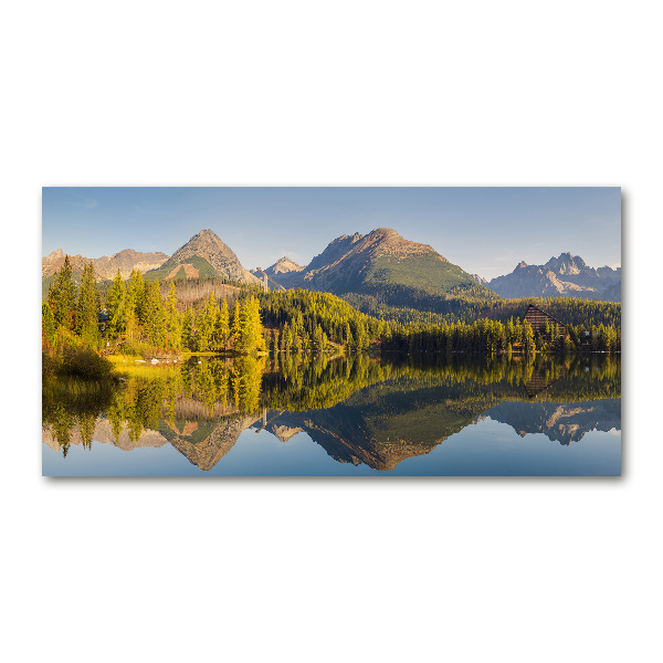 Foto obraz fotografie na skle Panorama Tatry