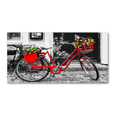 Fotoobraz na skle Mestský bicykel