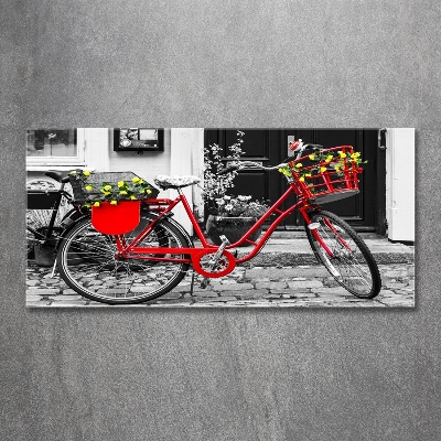Fotoobraz na skle Mestský bicykel
