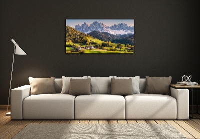 Fotoobraz na skle Panorama hory