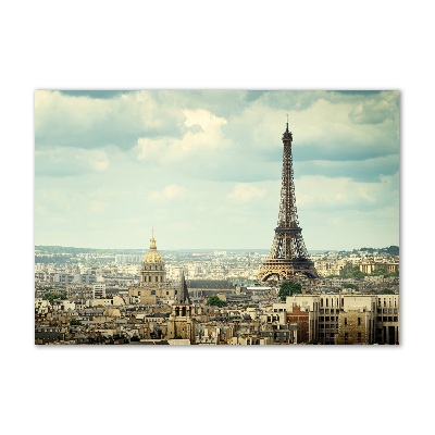 Fotoobraz na skle Eiffelova veža Paríž