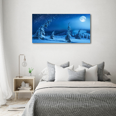 Foto obraz sklenený horizontálny svetlo mesiaca