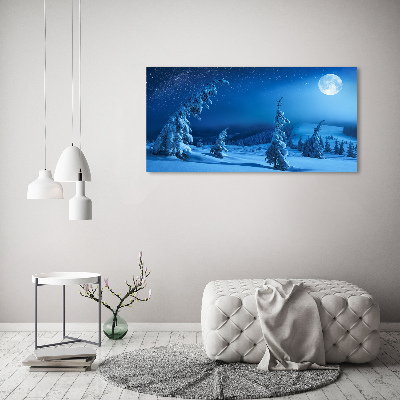Foto obraz sklenený horizontálny svetlo mesiaca