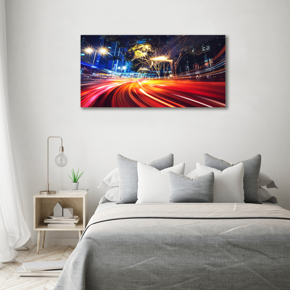 Moderný foto obraz na stenu Rýchlosť vo město