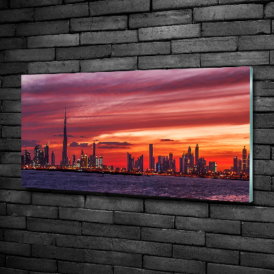 Moderný foto obraz na stenu Západ slnka Dubaj