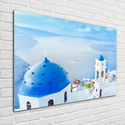 Moderný foto obraz na stenu Santorini Grécko