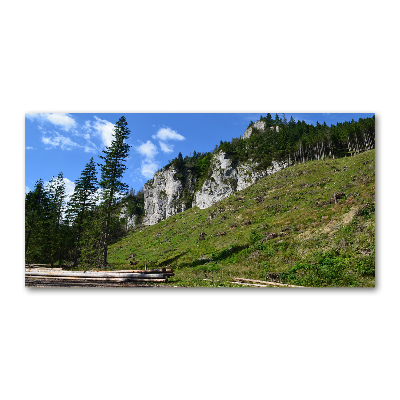 Foto obraz fotografie na skle skalné vrcholky