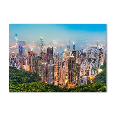 Foto obraz sklenený horizontálny Hongkong