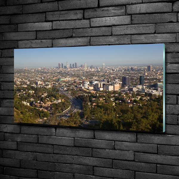 Moderný sklenený obraz z fotografie Los Angeles