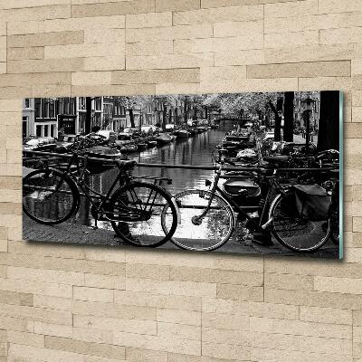 Fotoobraz na skle kolesá Amsterdam