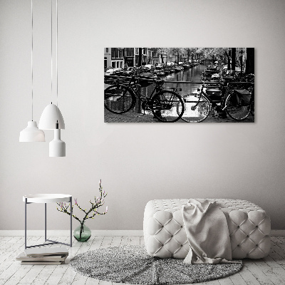 Fotoobraz na skle kolesá Amsterdam