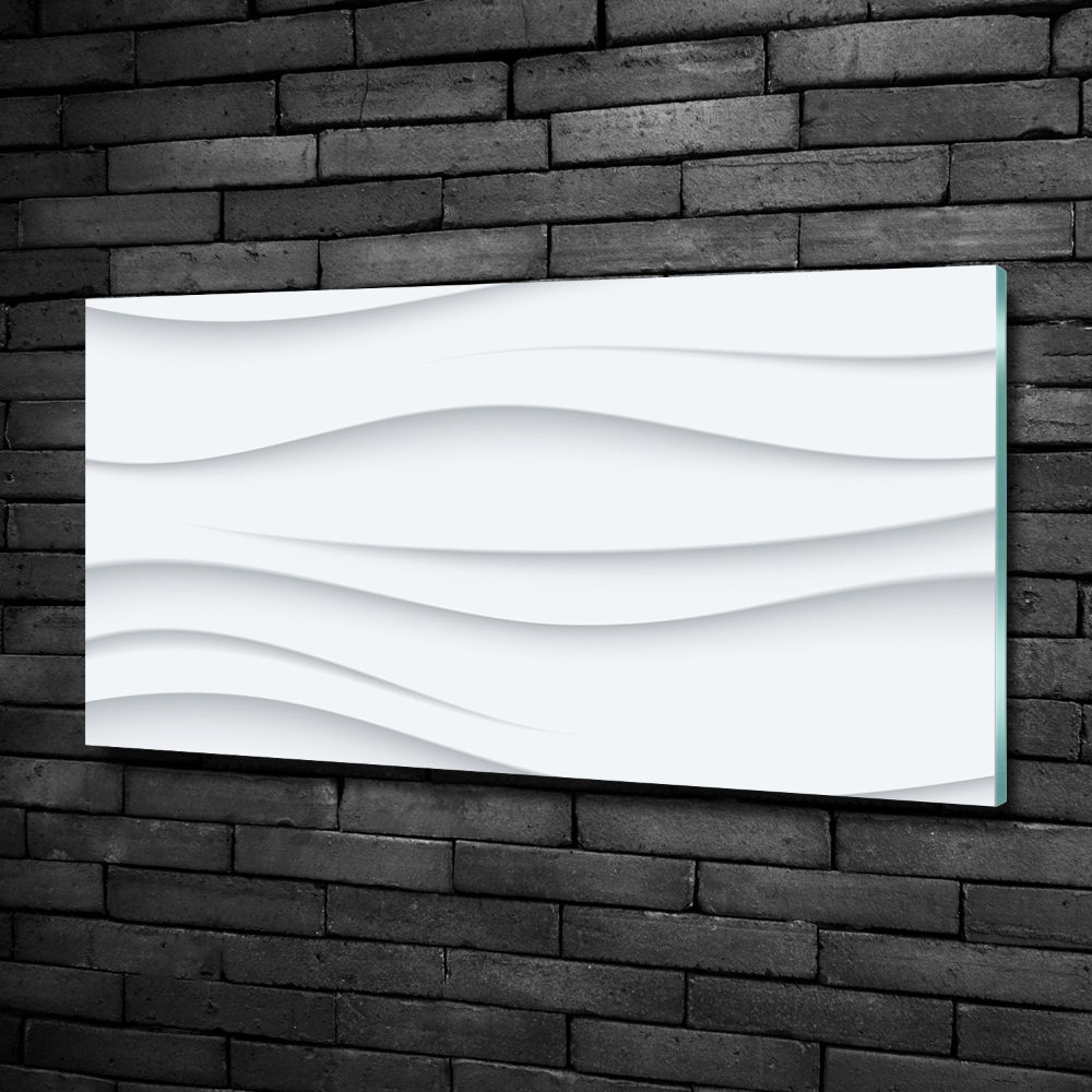 Fotoobraz na skle abstrakcie vlny