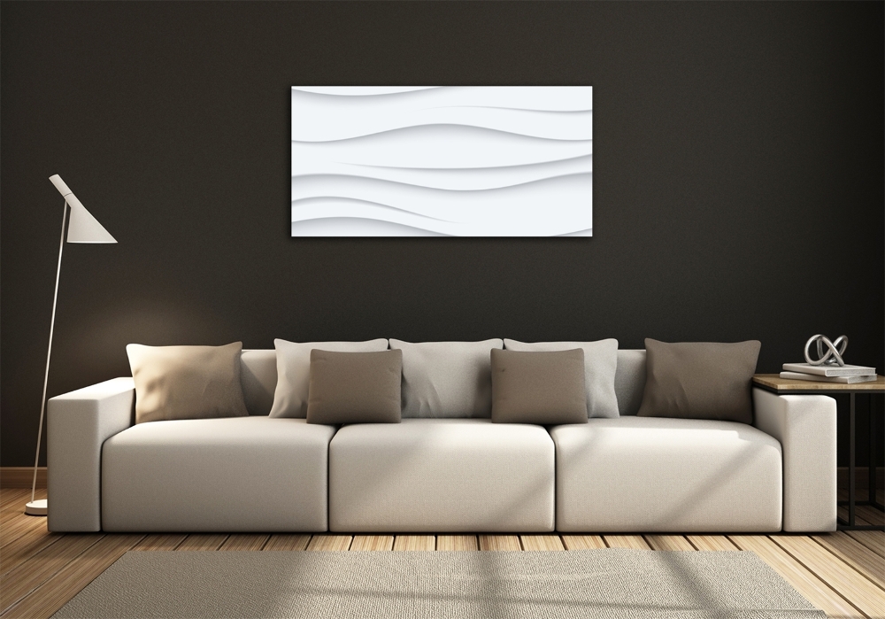 Fotoobraz na skle abstrakcie vlny